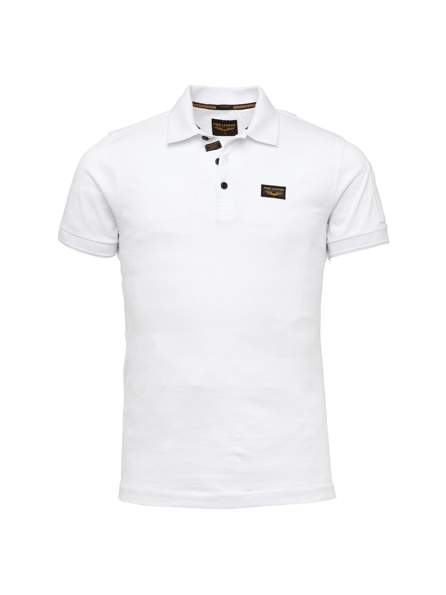 Short sleeve polo cotton elast – Bild 2