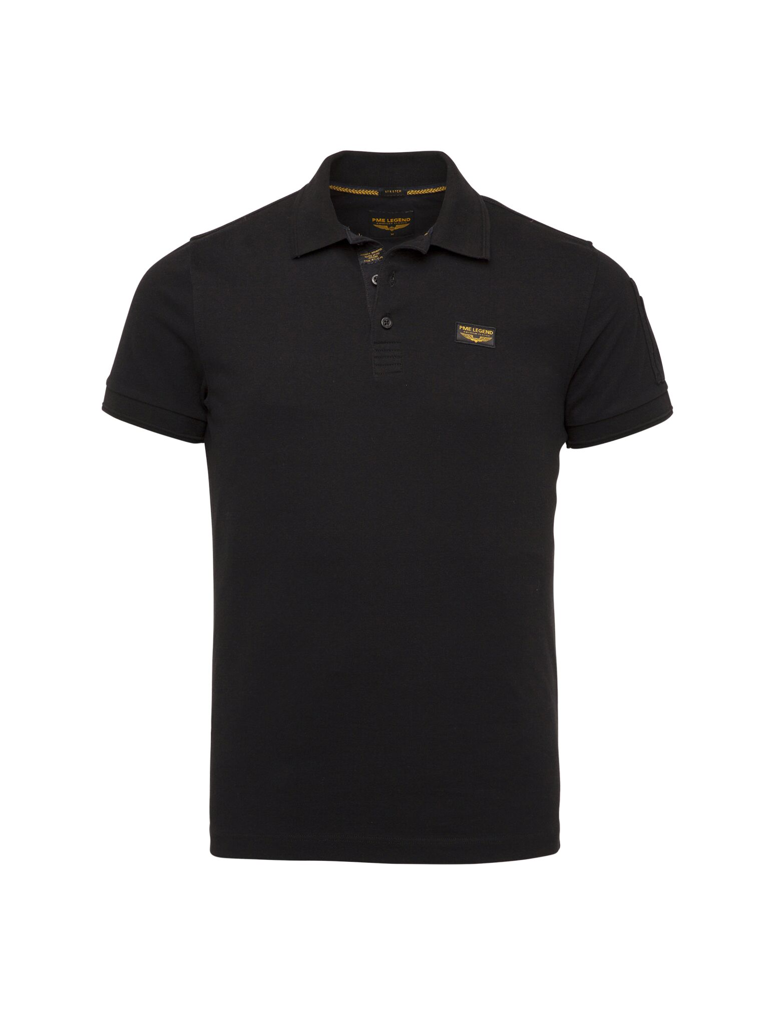 Short sleeve polo cotton elast – Bild 3